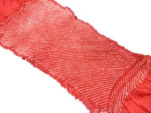 正絹　絞り　帯揚げ